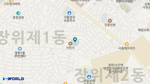 The섬김 재가요양복지센터 위치 지도