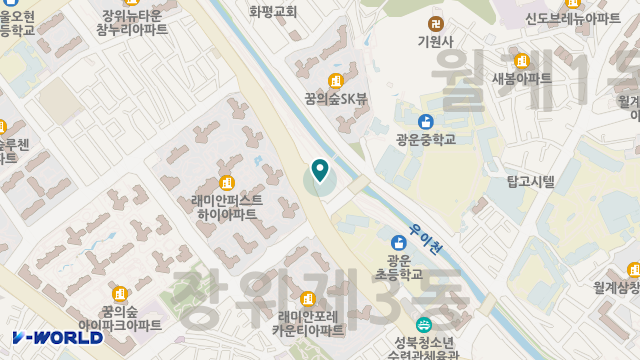 성북구립 장위데이케어센터 위치 지도