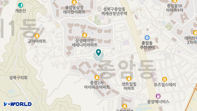성북솔샘데이케어센터 위치 지도
