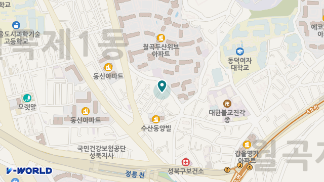 월곡데이케어센터 위치 지도