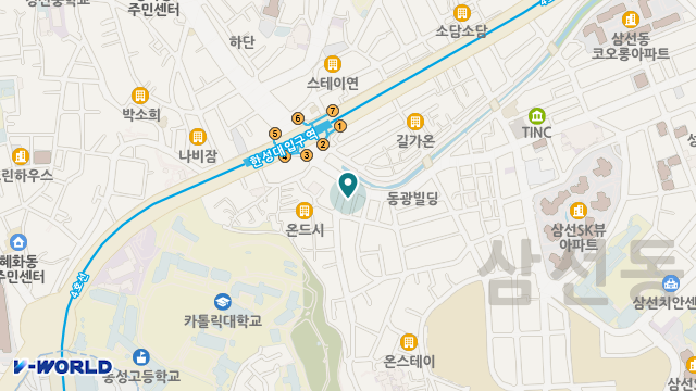 연세재가복지센터 위치 지도