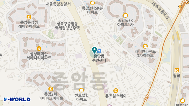 봉춘재가복지센터 위치 지도