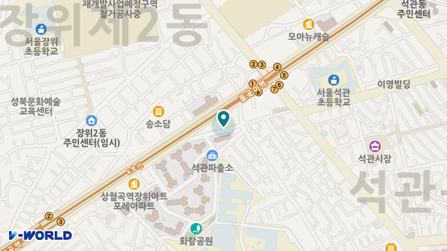 돌곶이데이케어방문요양센터 위치 지도