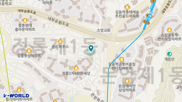 푸른숲재가노인복지센터 위치 지도