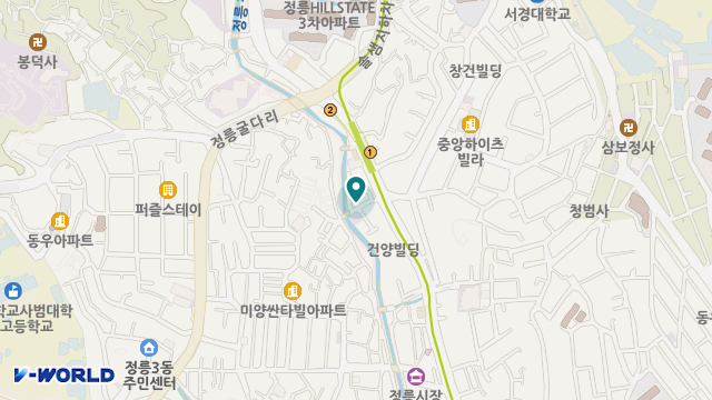 사랑주야간복지센터 위치 지도