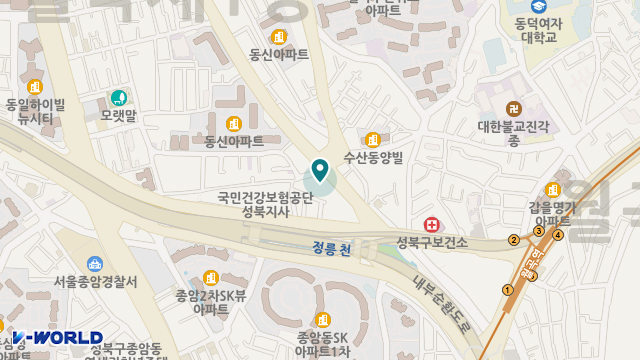 행복데이케어센터 위치 지도