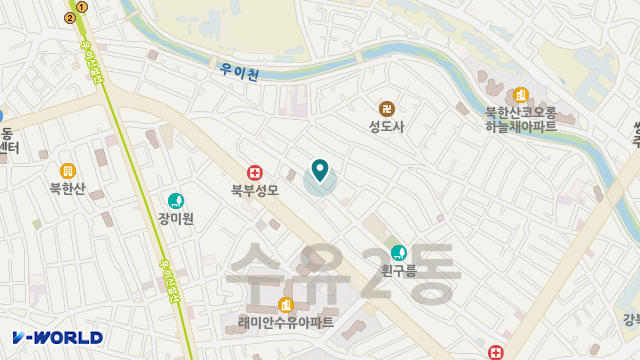 수유실버데이케어센터 위치 지도