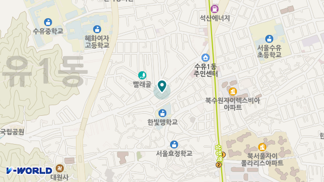 강북THE행복한데이케어센터 위치 지도