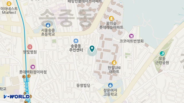이레재가방문센터 위치 지도