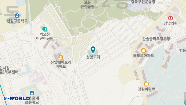 번동힐데이케어센터 위치 지도
