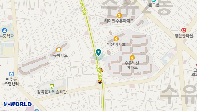 강북해오름데이케어센터 위치 지도