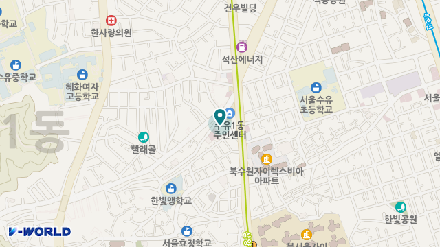 강북 효사랑 재가복지센터 위치 지도
