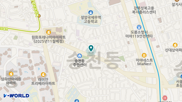 강북방문요양센터 위치 지도