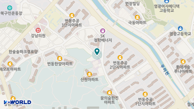 사랑재가방문요양센터 위치 지도