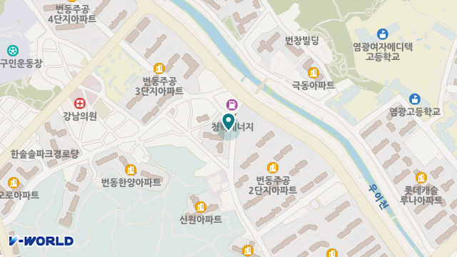 서정재가복지센터 위치 지도