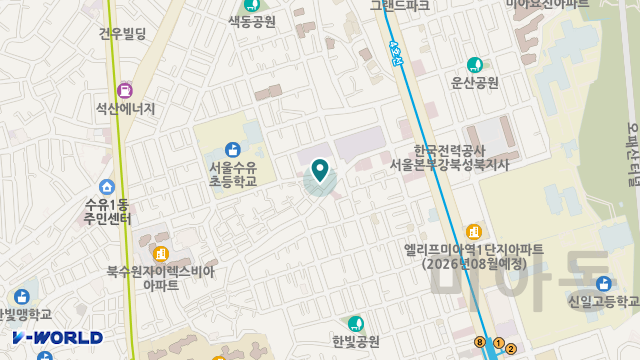 수유재가방문센터 위치 지도