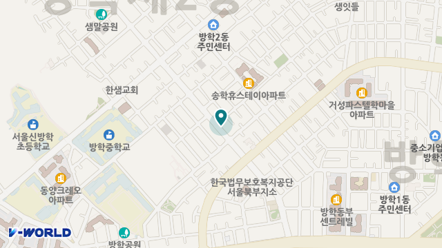 오손도손종합복지센터 위치 지도