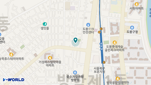 평안어르신재가센터 위치 지도