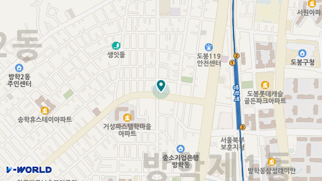 효재가복지센터 위치 지도