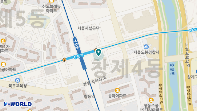 정원재가복지센터 위치 지도