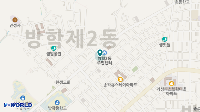 방학데이케어센터 위치 지도
