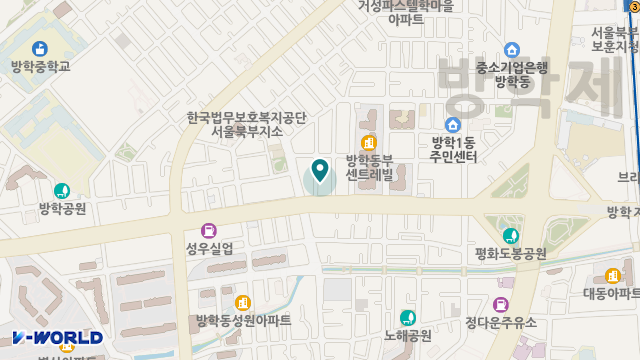푸른재가복지센터 위치 지도