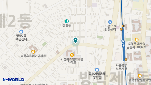 실버피어노인복지센터 위치 지도
