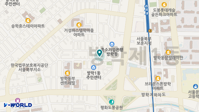 (A+)도봉재가복지센터 위치 지도