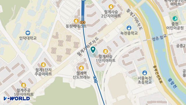 노원1치매데이케어센터 위치 지도