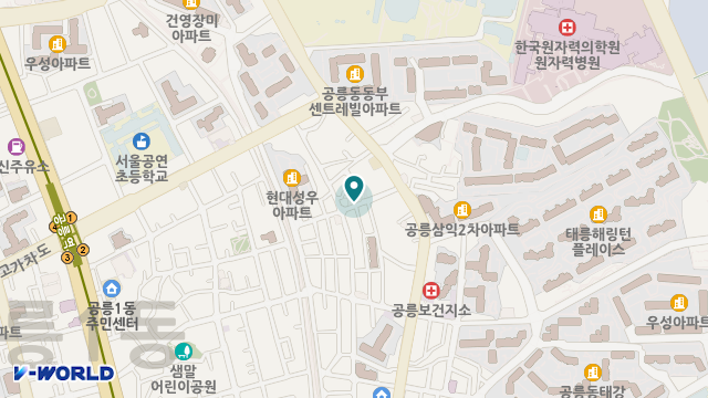 늘푸른데이케어센터 위치 지도
