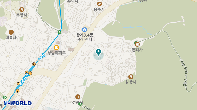 소명 재가 노인복지시설 센터 위치 지도