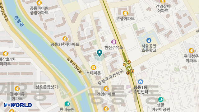 생생노원재가복지센터 위치 지도
