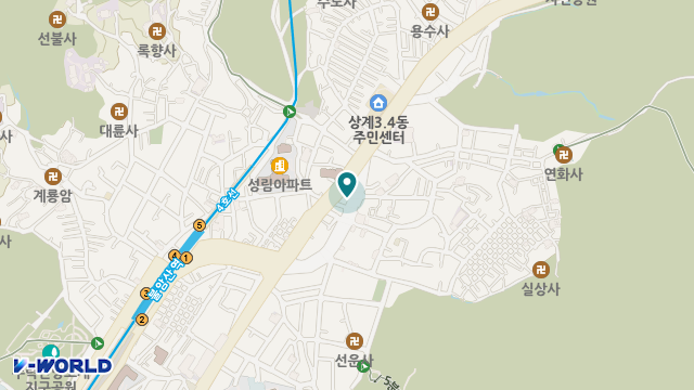사랑재가복지센터 위치 지도