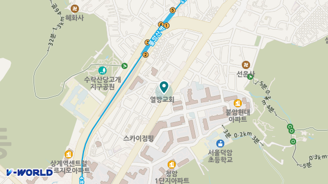 햇님달님데이케어센터 위치 지도