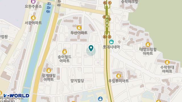 리본노인복지센터 위치 지도