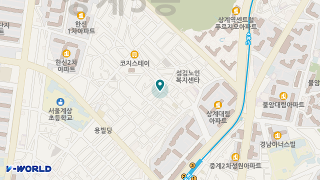 정다운 노인방문요양센터 위치 지도