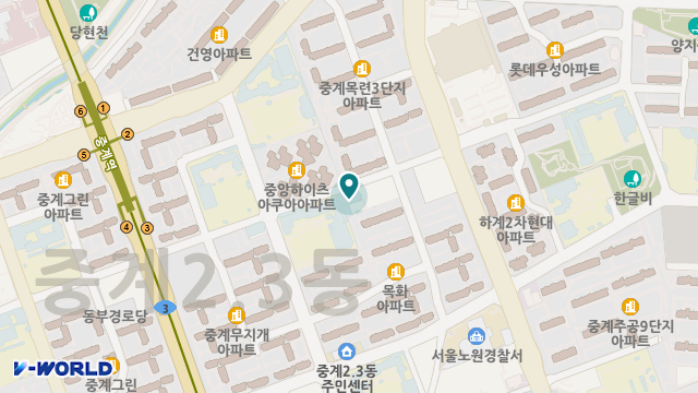 노원에이스주간보호센터 위치 지도
