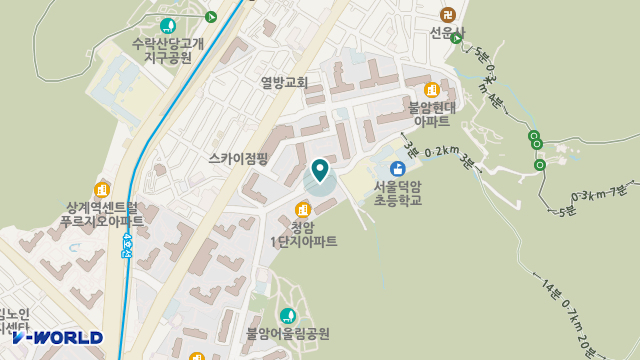 온마음재가복지센터 위치 지도