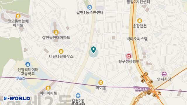 갈현동성당데이케어센터 위치 지도