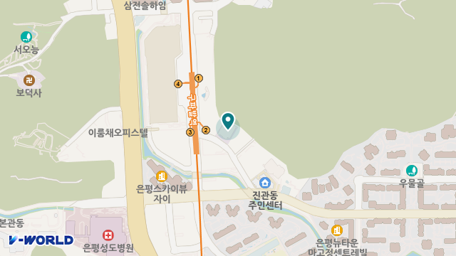구파발성당데이케어센터 위치 지도