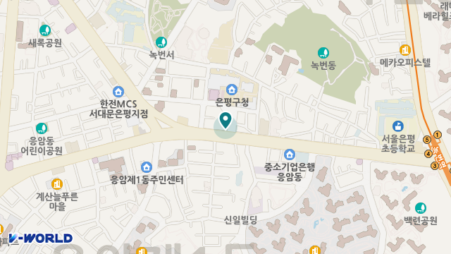 은평재가노인복지센터 위치 지도