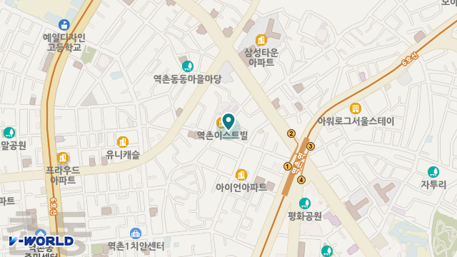 한마음노인복지센터 위치 지도