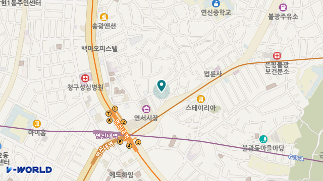 예가재가복지센터 위치 지도