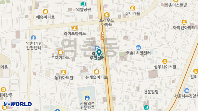 서광재가복지센터 위치 지도