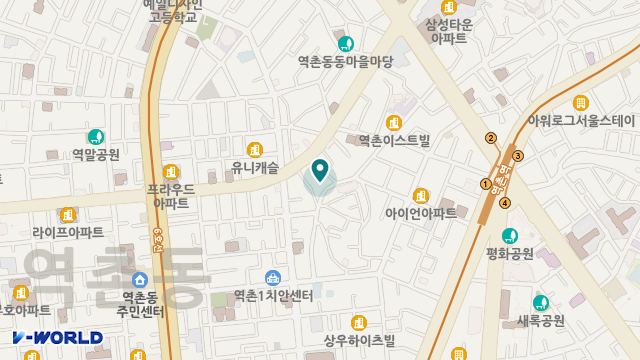 우리재가노인복지센터 위치 지도