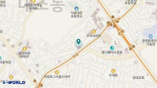 희망노인복지사업소 위치 지도