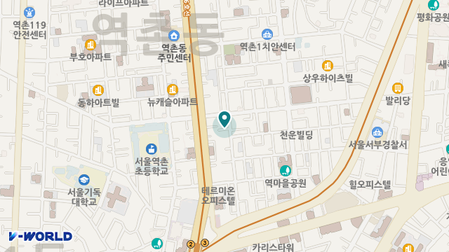 명지노인복지센터 위치 지도