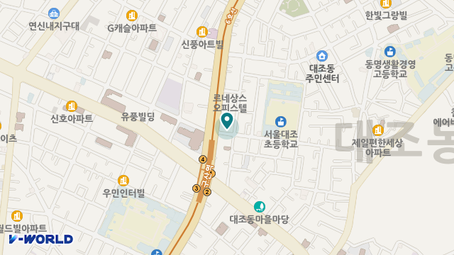 실버도움재가복지센터 위치 지도