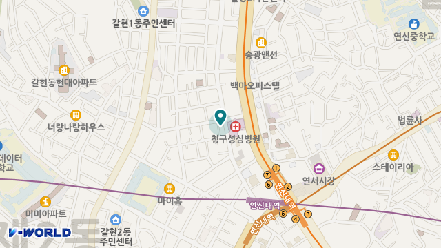 해피케어 위치 지도