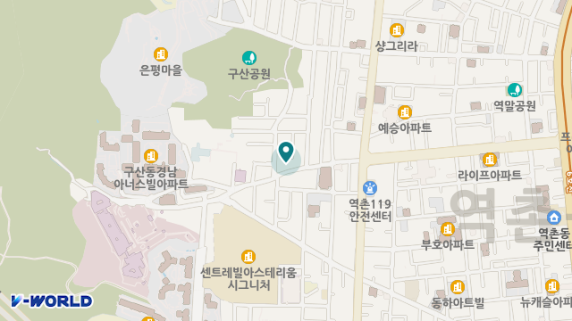 푸른 재가복지센터 위치 지도